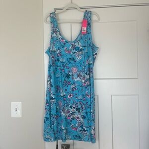 Lilly Pulitzer Blue Floral Dress